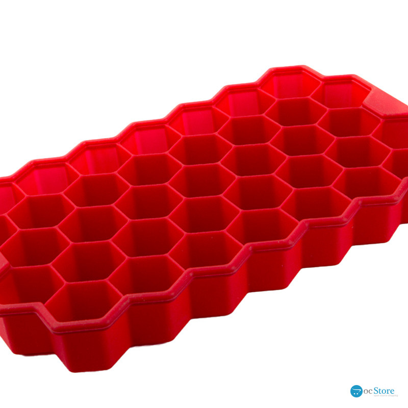 Силиконовая форма для льда CUMENSS Соты Red