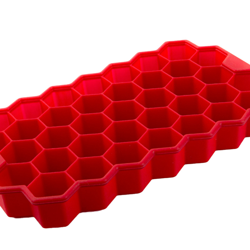 Силиконовая форма для льда CUMENSS Соты Red