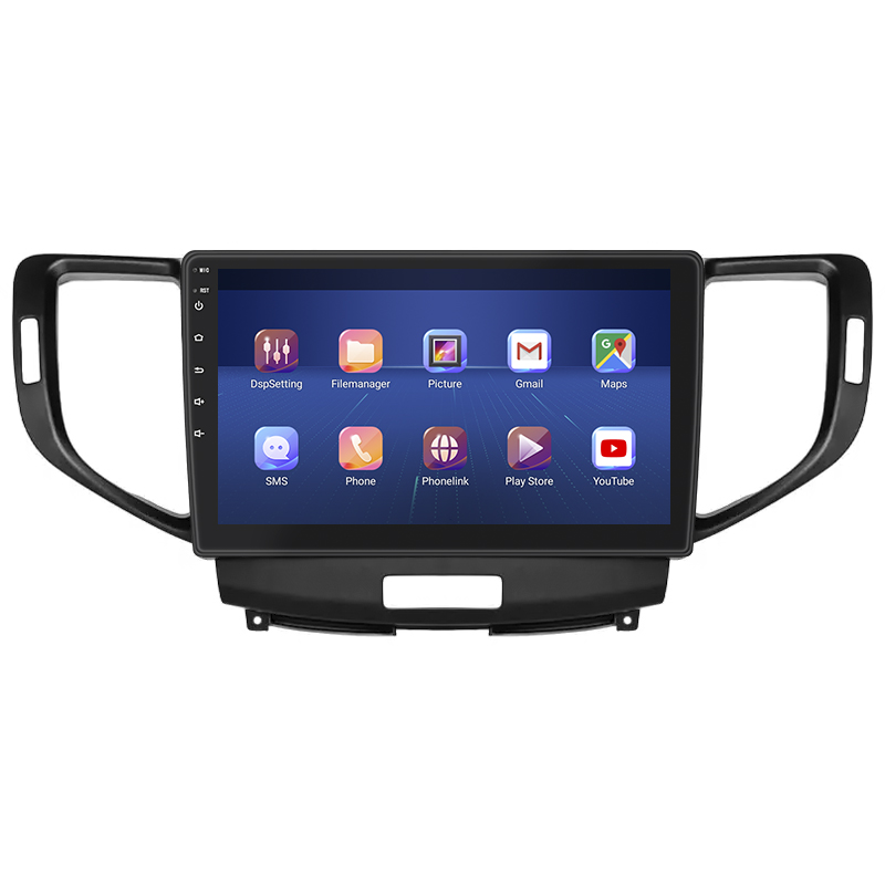 Штатная магнитола Lesko для Honda Accord VIII 2007-2011 экран 9" 4/32Gb 4G Wi-Fi GPS Top