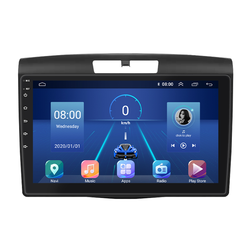 Штатная магнитола Lesko для Honda CR-V IV 2011-2015 экран 9" 4/32Gb 4G Wi-Fi GPS Top