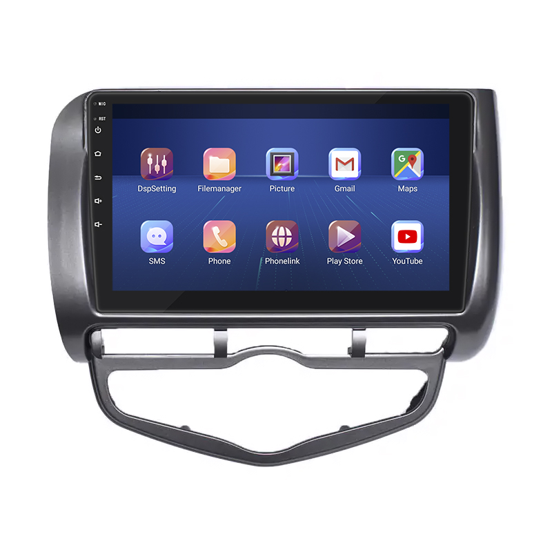 Штатная магнитола Lesko для Honda Jazz I 2001-2005 экран 9" 4/32Gb 4G Wi-Fi GPS Top