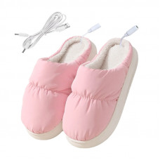 Домашние комнатные тапочки с подогревом A-230 Pink