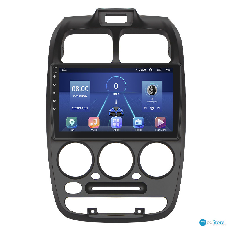 Штатная магнитола Lesko для Hyundai Accent II 1999-2012 экран 9" 4/32Gb 4G Wi-Fi GPS Top