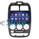 Штатная магнитола Lesko для Hyundai Accent II 1999-2012 экран 9" 4/32Gb 4G Wi-Fi GPS Top