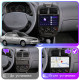 Штатная магнитола Lesko для Hyundai Accent II 1999-2012 экран 9" 4/32Gb 4G Wi-Fi GPS Top