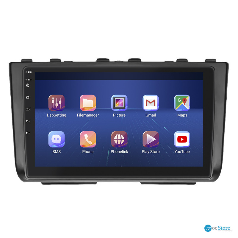 Штатная магнитола Lesko для Hyundai Creta II 2021-н.в. экран 9" 4/32Gb 4G Wi-Fi GPS Top