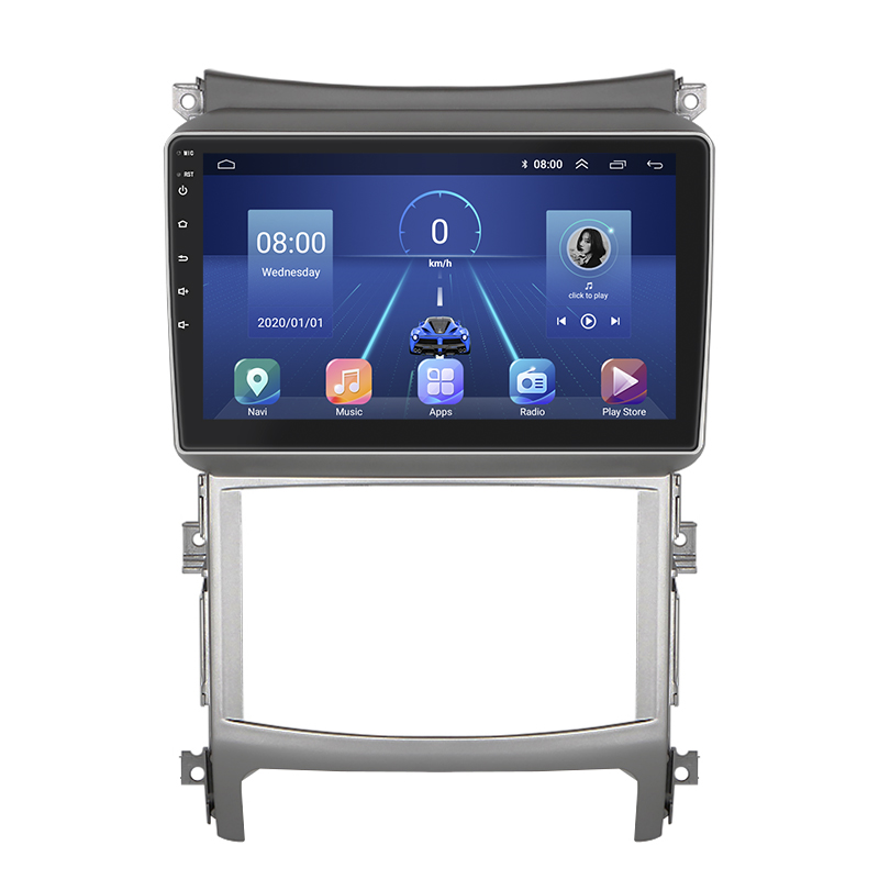 Штатная магнитола Lesko для Hyundai ix55  2008-2013 экран 9" 4/32Gb 4G Wi-Fi GPS Top