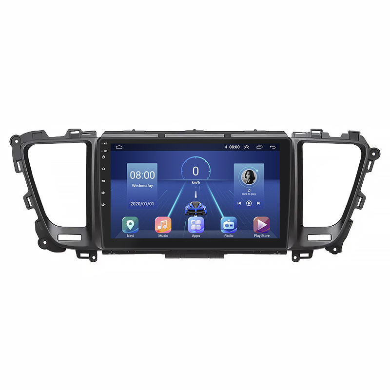 Штатная магнитола Lesko для Kia Carnival III 2014-2021 экран 9" 4/32Gb 4G Wi-Fi GPS Top