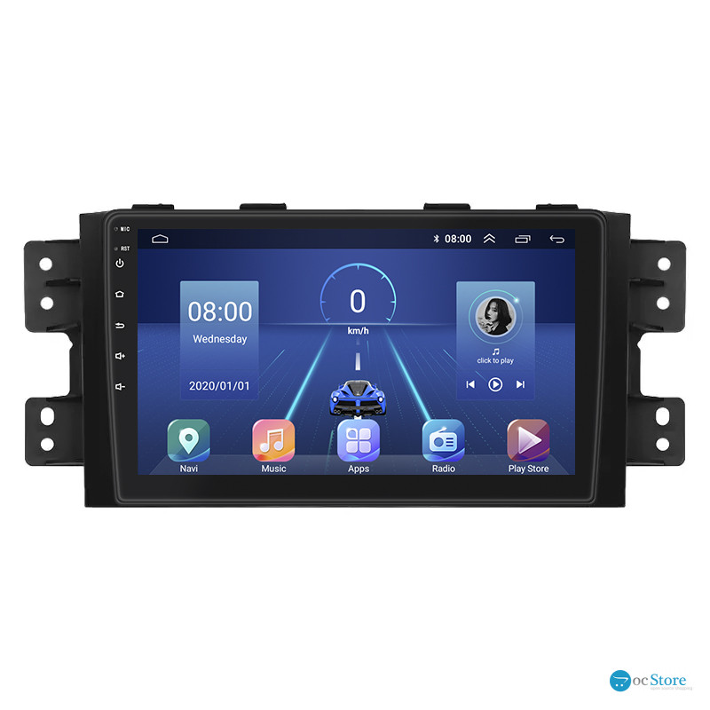 Штатная магнитола Lesko для Kia Mohave I Рестайлинг 2 2019-н.в. экран 9" 4/32Gb 4G Wi-Fi GPS Top