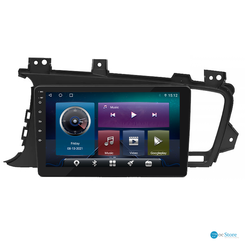 Штатная магнитола Lesko для Kia Optima III 2010-2013 экран 9" 4/32Gb 4G Wi-Fi GPS Top