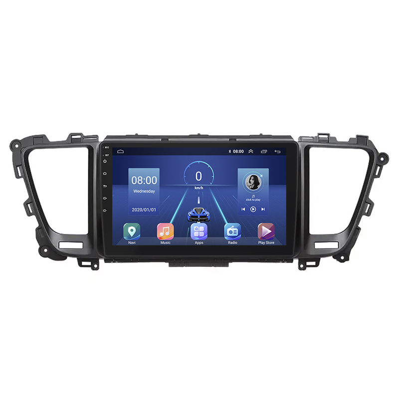 Штатная магнитола Lesko для Kia Sedona III 2014-2021 экран 9" 4/32Gb 4G Wi-Fi GPS Top