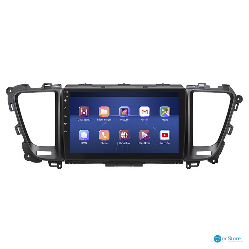 Штатная магнитола Lesko для Kia Sedona III 2014-2021 экран 9" 4/32Gb 4G Wi-Fi GPS Top