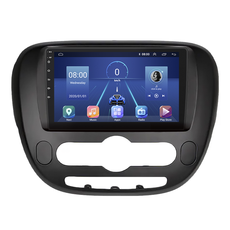 Штатная магнитола Lesko для Kia Soul II 2013-2016 экран 9" 4/32Gb 4G Wi-Fi GPS Top