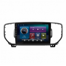 Штатная магнитола Lesko для Kia Sportage IV 2016-2018 экран 9" 4/32Gb 4G Wi-Fi GPS Top
