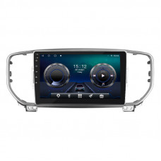Штатная магнитола Lesko для Kia Sportage IV Рестайлинг 2018-н.в. экран 9" 4/32Gb 4G Wi-Fi GPS Top