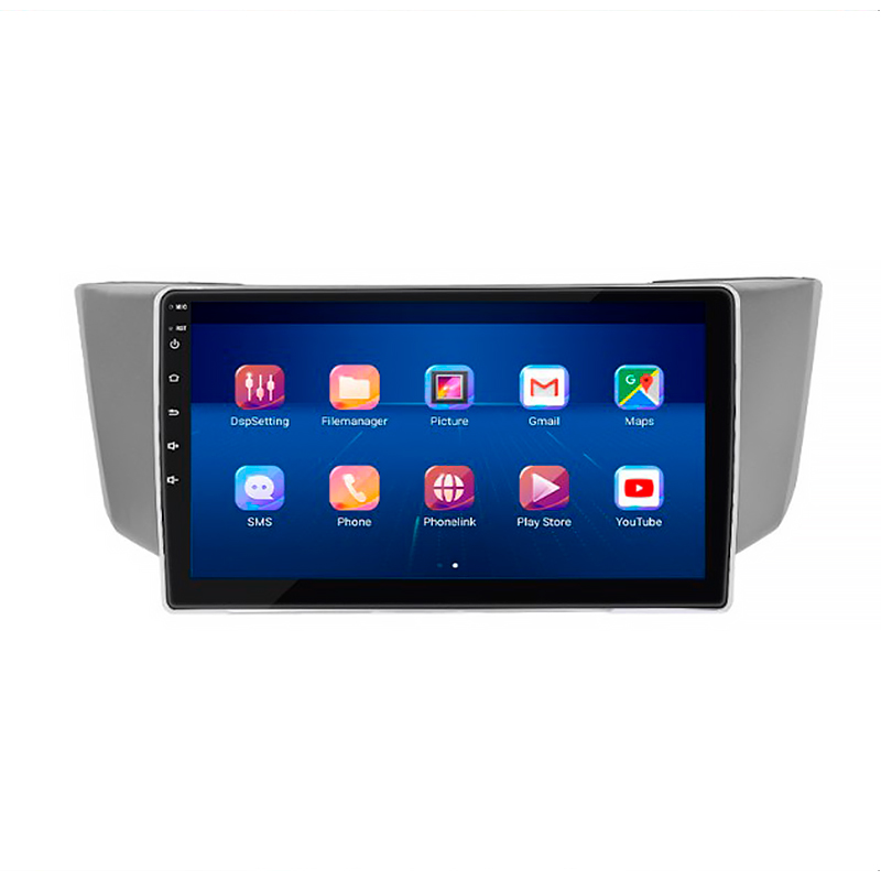 Штатная магнитола Lesko для Lexus RX II Рестайлинг 2006-2009 экран 9" 4/32Gb 4G Wi-Fi GPS Top