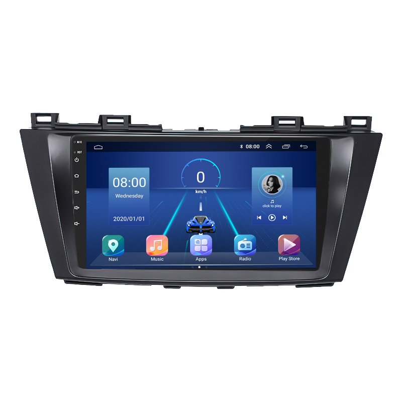 Штатная магнитола Lesko для Mazda 5 II (CW) 2010-2015 экран 9" 4/32Gb 4G Wi-Fi GPS Top