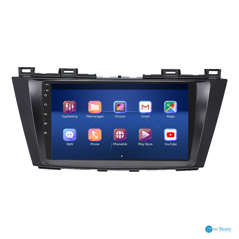 Штатная магнитола Lesko для Mazda 5 II (CW) 2010-2015 экран 9" 4/32Gb 4G Wi-Fi GPS Top