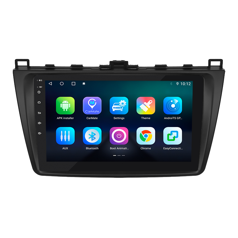 Штатная магнитола Lesko для Mazda 6 II (GH) 2007-2009 экран 9" 4/32Gb 4G Wi-Fi GPS Top