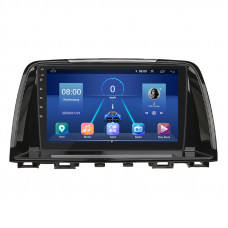 Штатная магнитола Lesko для Mazda 6 III (GJ) 2012-2015 экран 9" 4/32Gb 4G Wi-Fi GPS Top