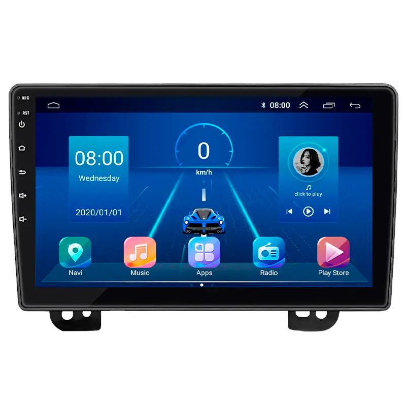 Штатная магнитола Lesko для Mazda MPV II (LW) Рестайлинг 2003-2006 экран 9" 4/32Gb 4G Wi-Fi GPS Top