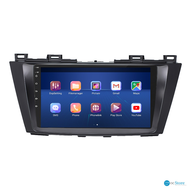 Штатная магнитола Lesko для Mazda Premacy III (CW) 2010-2017 экран 9" 4/32Gb 4G Wi-Fi GPS Top