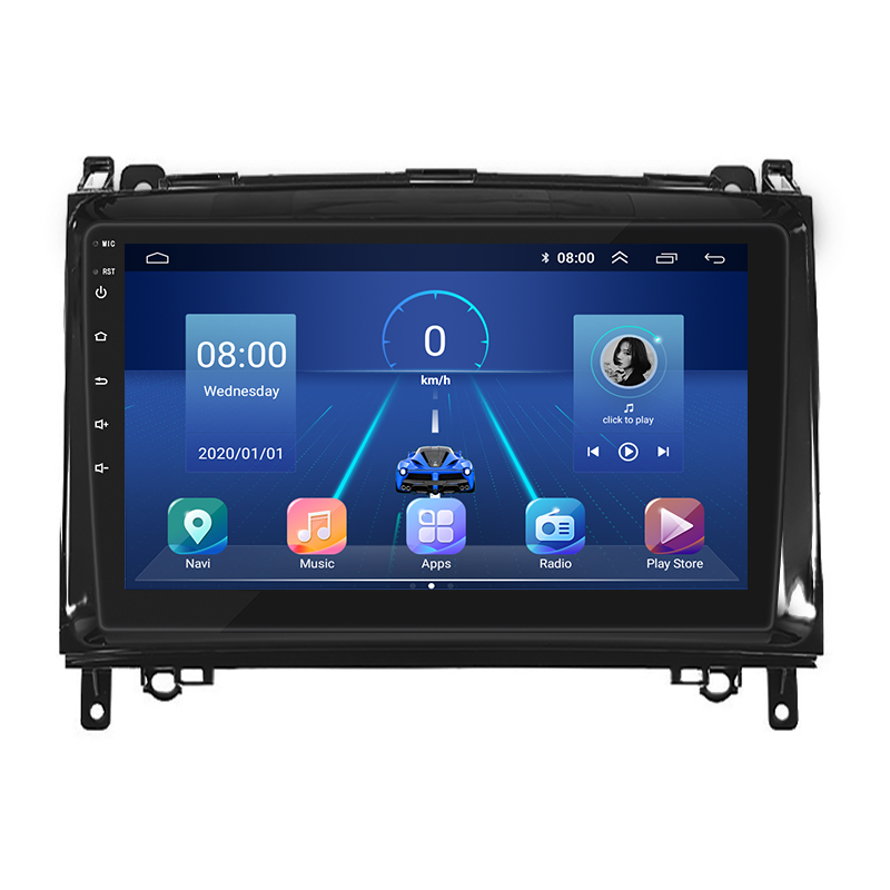 Штатная магнитола Lesko для Mercedes-Benz B-Класс I (W245) Рестайлинг 2008-2011 экран 9" 4/32Gb 4G Wi-Fi GPS Top