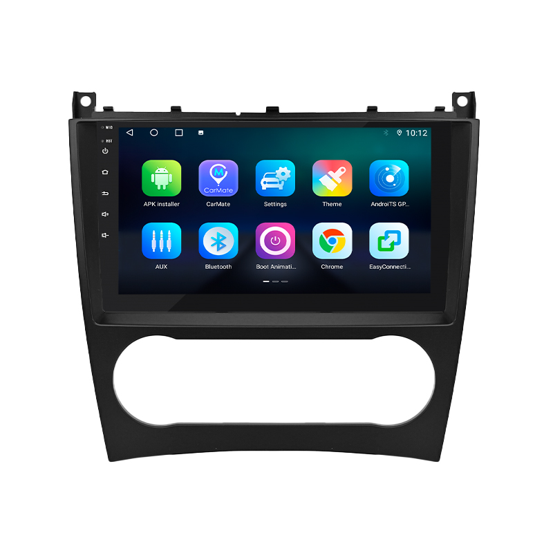 Штатная магнитола Lesko для Mercedes-Benz C-Класс II (W203) Рестайлинг 2004-2008 экран 9" 4/32Gb 4G Wi-Fi GPS Top