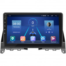 Штатная магнитола Lesko для Mercedes-Benz C-Класс III (W204) 2006-2011 экран 9" 4/32Gb 4G Wi-Fi GPS Top