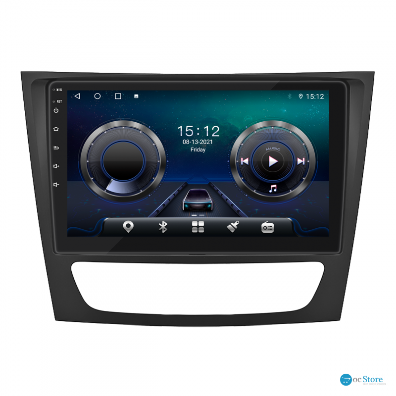 Штатная магнитола Lesko для Mercedes-Benz CLS I (C219) Рестайлинг 2008-2010 экран 9" 4/32Gb 4G Wi-Fi GPS Top