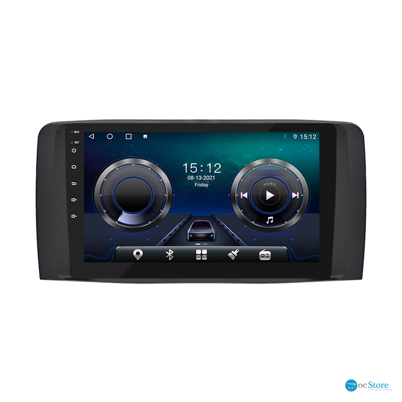 Штатная магнитола Lesko для Mercedes-Benz R-Класс I 2005-2007 экран 9" 4/32Gb 4G Wi-Fi GPS Top
