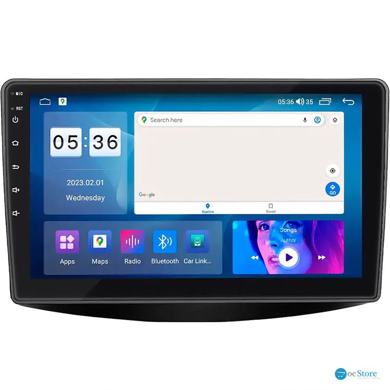 Штатная магнитола Lesko для Mitsubishi Grandis Auto A/C 2003-2011 экран 9" 2/32Gb CarPlay 4G Wi-Fi GPS Prime