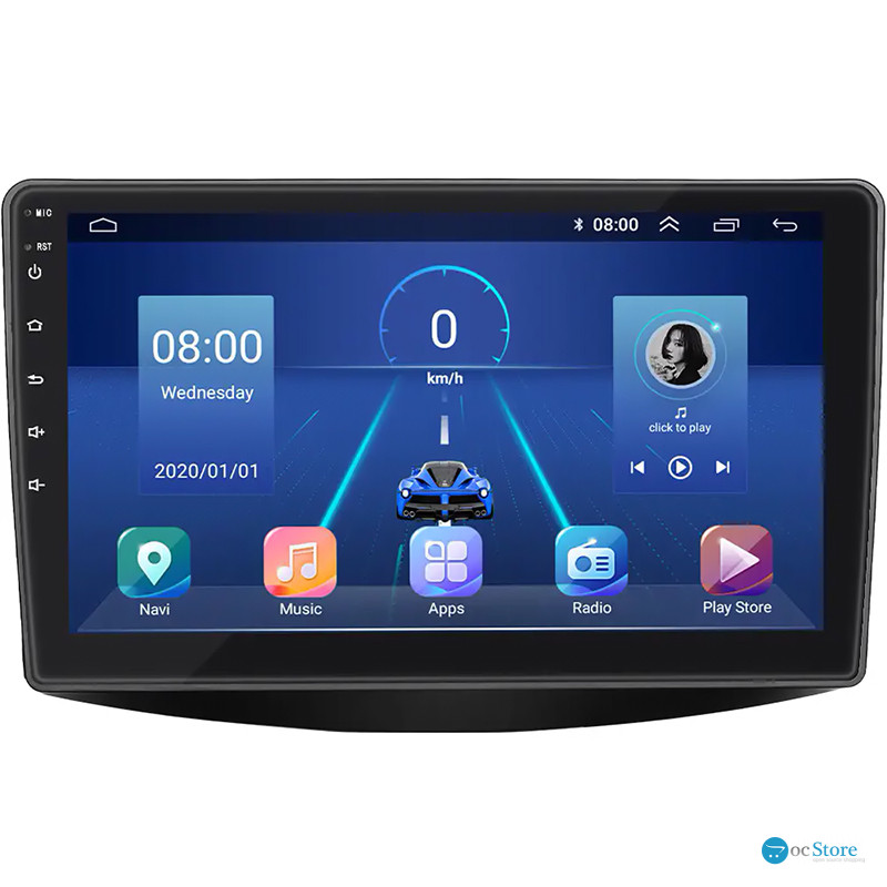 Штатная магнитола Lesko для Mitsubishi Grandis Auto A/C 2003-2011 экран 9" 4/64Gb 4G Wi-Fi GPS Top