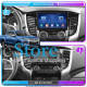 Штатная магнитола Lesko для Mitsubishi L200 V Manual AC 2015-2019 экран 9" 4/32Gb 4G Wi-Fi GPS Top