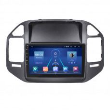 Штатная магнитола Lesko для Mitsubishi Pajero III 1999-2002 экран 9" 4/32Gb 4G Wi-Fi GPS Top