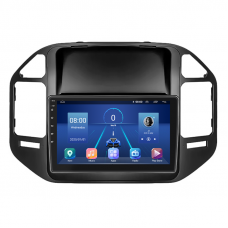 Штатная магнитола Lesko для Mitsubishi Pajero III Рестайлинг 2002-2006 экран 9" 4/32Gb 4G Wi-Fi GPS Top