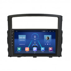 Штатная магнитола Lesko для Mitsubishi Pajero IV 2006-2011 экран 9" 4/32Gb 4G Wi-Fi GPS Top