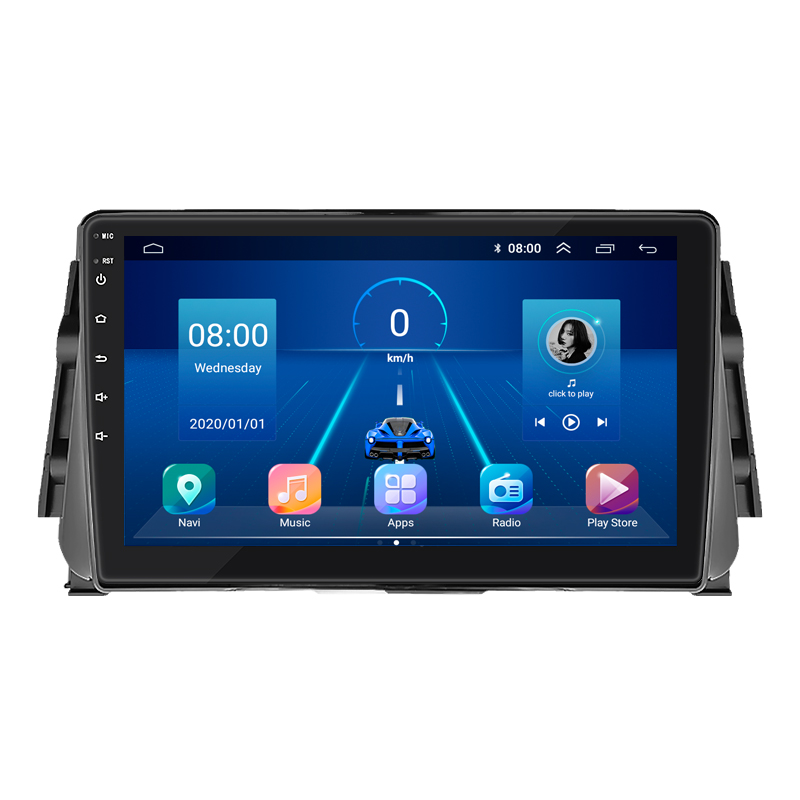 Штатная магнитола Lesko для Nissan Kicks I 2016-2020 экран 9" 4/32Gb 4G Wi-Fi GPS Top