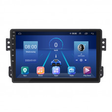 Штатная магнитола Lesko для Opel Agila B 2008-2014 экран 9" 4/32Gb 4G Wi-Fi GPS Top