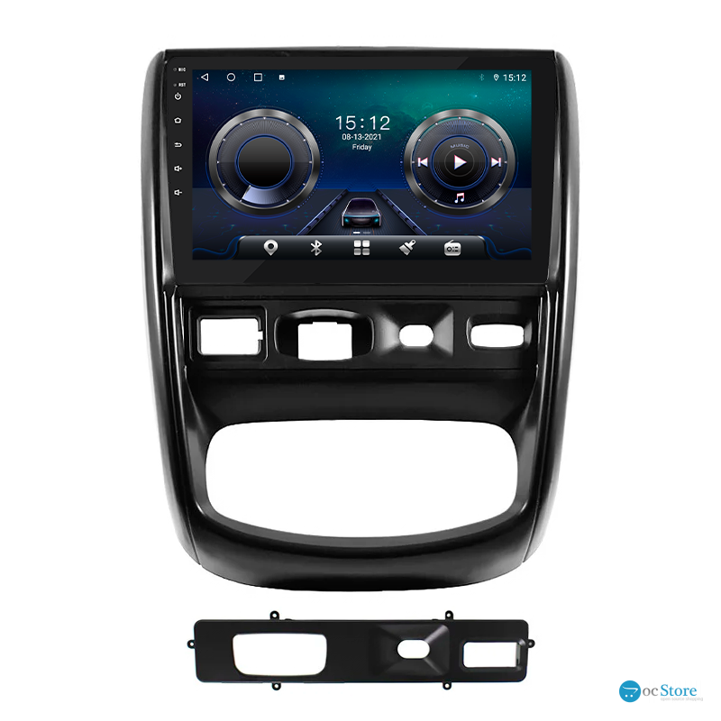 Штатная магнитола Lesko для Renault Duster I 2010-2015 экран 9" 4/32Gb 4G Wi-Fi GPS Top