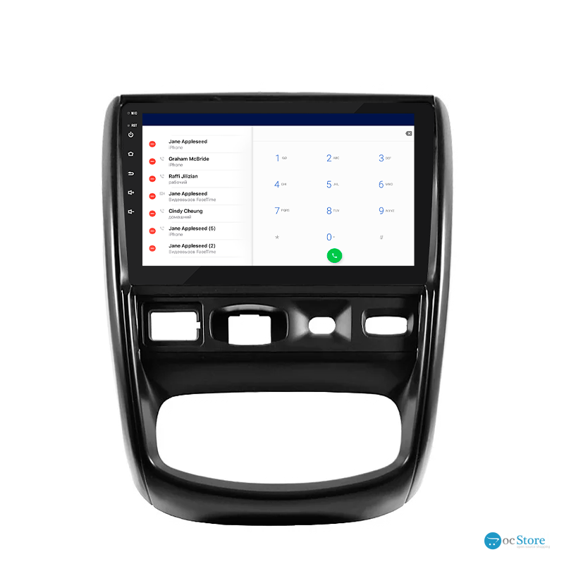 Штатная магнитола Lesko для Renault Duster I 2010-2015 экран 9" 4/32Gb 4G Wi-Fi GPS Top
