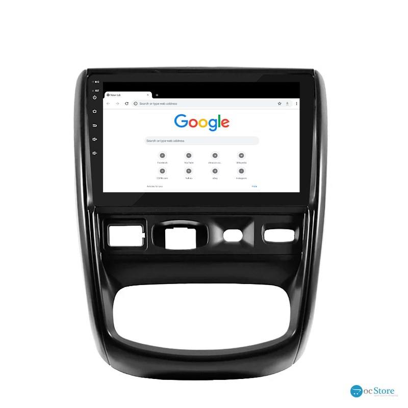 Штатная магнитола Lesko для Renault Duster I 2010-2015 экран 9" 4/32Gb 4G Wi-Fi GPS Top