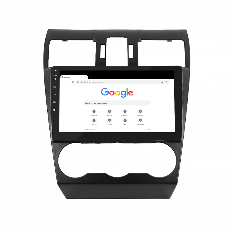 Штатная магнитола Lesko для Subaru Forester IV Рестайлинг 2 2016-2018 экран 9" 4/32Gb 4G Wi-Fi GPS Top