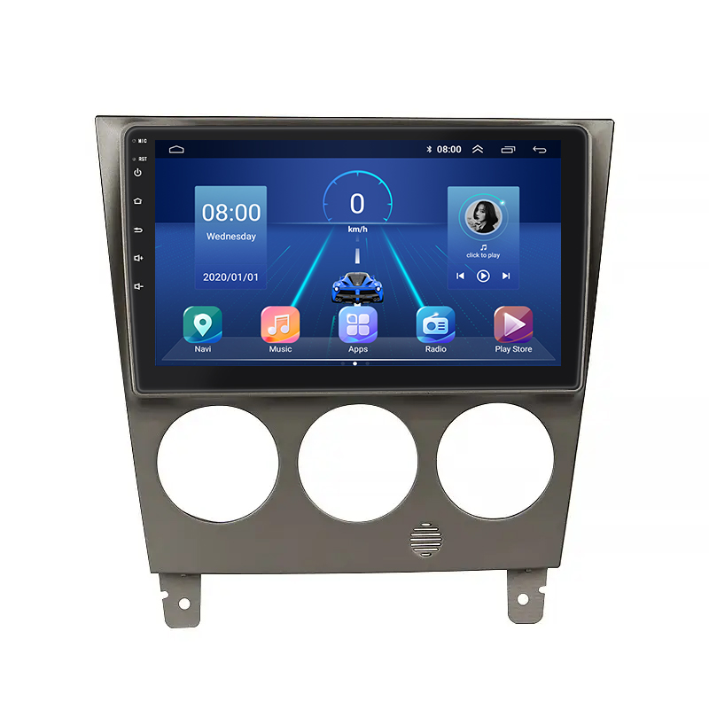 Штатная магнитола Lesko для Subaru Impreza II Рестайлинг 2 2005-2007 экран 9" 4/32Gb 4G Wi-Fi GPS Top