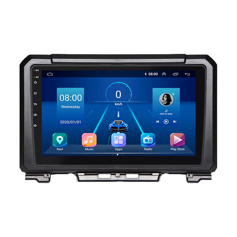 Штатная магнитола Lesko для Suzuki Jimny III Рестайлинг 2 2012-2019 экран 9" 4/32Gb 4G Wi-Fi GPS Top