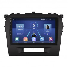 Штатная магнитола Lesko для Suzuki Vitara II 2014-2019 экран 9" 4/32Gb 4G Wi-Fi GPS Top