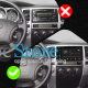 Штатная магнитола Lesko для Toyota 4Runner IV 2002-2005 экран 9" 4/32Gb 4G Wi-Fi GPS Top