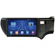 Штатная магнитола Lesko для Toyota Aqua I right wheel 2011-2021 экран 9" 4/32Gb 4G Wi-Fi GPS Top