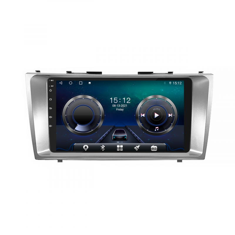 Штатная магнитола Lesko для Toyota Camry VI (XV40) 2006-2009 экран 9" 4/32Gb 4G Wi-Fi GPS Top