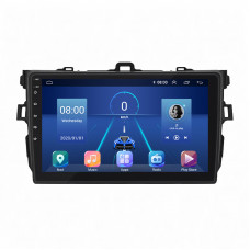 Штатная магнитола Lesko для Toyota Corolla X (E140, E150) 2006-2012 экран 9" 4/32Gb 4G Wi-Fi GPS Top